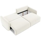 Makamii Krem baršunasti sklopiva/s prostorom za odlaganje sofa 238 cm Kalena – | shoptok.hr