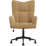  Stolica za opuštanje smeđa baršunasta | shoptok.hr
