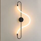 Toolight APP857-W Duga crna LED zidna svjetiljka | shoptok.hr