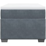  Box spring krevet s madracem tamnosivi 90x200 cm baršunasti | shoptok.hr