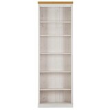Støraa Bijela biblioteka od masivnog bora 74x223x37 cm Anita – u