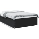  Okvir kreveta crni 120 x 200 cm od konstruiranog drva | shoptok.hr