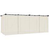 vidaXL Paviljon z zavesami krem 6x3 m jeklo, (21320215) Cene