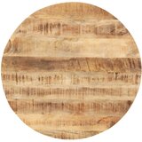vidaXL stolna ploča od masivnog drva manga okrugla 25 - 27 mm 60 cm | shoptok.hr
