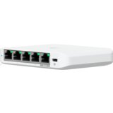 Ubiquiti 5-port 2.5G switch that can be powered with PoE or a USB-C adapter; 4x 2.5 GbE ports, 2.5 GbE PoE input port for power | ePonuda.com