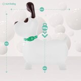  Gumeni skakač za djecu 60 cm bijeli pas | shoptok.hr