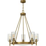 Elstead Lighting Elstead Collier Lestenec s 5 lučmi, več krakov, medeninasta obdelava, E27, (22099621) | Shoptok.si