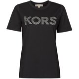 Michael Kors Majice s kratkimi rokavi GROMMET KORS TEE Črna | Shoptok.si