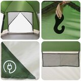  Kabinski šator s krovom Zelena 8 osoba Poliester i čelik | shoptok.hr