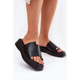 EVENTO Ladies Platform Slippers With Decorative Detail Black Linosea | Shoptok.si