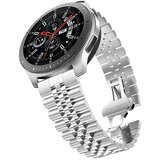 Cadorabo iz nerjavečega jekla za zapestjo 20mm združljiv s samsung galaxy watch 42 mm/3/4/5 v srebrni - nadomestni jermen za huawei watch 2 za nokia s, (20616054) | Shoptok.si