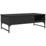  Stolić za kavu crni 100 x 50 x 35 cm konstruirano drvo i metal | shoptok.hr