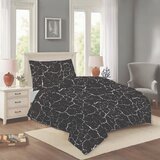 Cotton House Crna pamučna posteljina za krevet za jednu osobu 140x200 cm Artus – Cijene