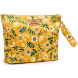 T-TOMI big baggie potovalna torba mustard flowers 24x28 cm Cene