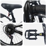  Dječji Bicikl 20 Inča 6-Speed za djecu od 6 do 11 godina Crna | shoptok.hr