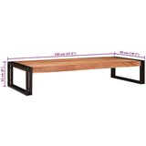  Polica za kupaonicu 120 x 50 x 23 cm Čvrsto drvo manga željezo | shoptok.hr