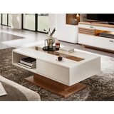 Hom`in klubska miza, 120/43/65 cm črna, bela, hrast artisan | Shoptok.si