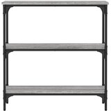  Konzolni stol siva boja hrasta 75x22,5x75 cm konstruirano drvo | shoptok.hr
