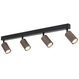 SPOT svetlo TUNE 4xGU10/10W/230V crna/braon | Eponuda.com