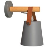 Toolight Zidni metal svjetiljke sa sivim remenom APP468-1W SIVA | shoptok.hr