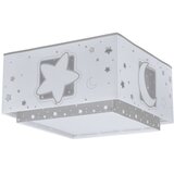 Dalber 63236E - Dečije plafonsko svetlo MOONLIGHT 2xE27/60W/230V sivo | Eponuda.com