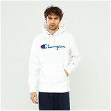 Champion Puloverji Reverse Weave Script Logo Hooded Sweatshirt Bela Cene