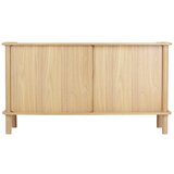 UMAGE Komoda iz masivnega hrasta z drsnimi vrati v naravni barvi 135x73,5x48 cm Italic – | Shoptok.si