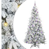  Umjetno božićno drvce s nogom s stalakom Bijelo 240 cm PE i PVC | shoptok.hr