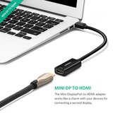 Ugreen Mini DisplayPort na HDMI (Ž) 4K crni - adapter u kutiji Slike