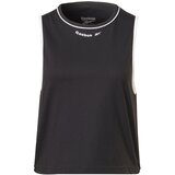 Reebok Športni top črna / bela | Shoptok.si