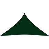  Jedro za zaštitu od sunca od tkanine trokutasto 5x6x6 m tamnozeleno - Tamnozelena 5 x 6 x 6 m 1 | shoptok.hr