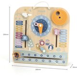 Viga drveni kalendar i sat | shoptok.hr