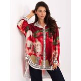 RUE PARIS Shirt-IT-KS-18729.12-burgundy Cene