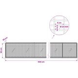  Gabion s žicom debljine 3,5 mm i mrežom 5x2,5 cm 550x20x50 cm Slike