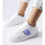 Gemre White sports shoes with a purple accent Marei | Shoptok.si