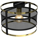  Plafonski luster RIM 1xE27/60W/230V crna/zlatna | Eponuda.com