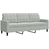  4-dijelni set sofa s jastucima svjetlosivi baršunasti | shoptok.hr