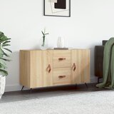 vidaXL Komoda sonoma hrast 100x36x60 cm inženirski les Cene