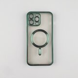 Silikonska futrola magsafe iphone 13 pro max maslinasta