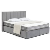 Bonami Selection Siva boxspring postelja 160x200 cm Olia Bold Line – | Shoptok.si