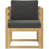  2 Komad Set vanjskih sofa Poliester Bijela i Antracit | shoptok.hr