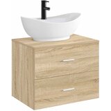  Umivaonik za kupaonicu Mat Crna 59 x 35 x 21 cm Metal | shoptok.hr