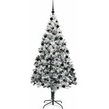  Umjetno božićno drvce Bijelo 210 cm PVC i Čelik i Plastika | shoptok.hr