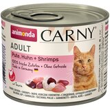 Animonda Varčno pakiranje Carny Adult 12 x 200 g - Puran, piščanec & kozice Cene