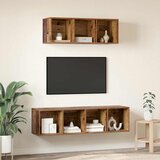  Set TV komoda Zidne 2 pcs Staro drvo Konstruirano drvo | Eponuda.ba