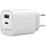 Gembird TA-UC-1A1C-PD30-01-W 2-port 30 W USB fast charger Cene