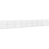  Gabion s žicom debljine 5 mm i mrežom 10x10 cm 850x20x100 cm | shoptok.hr