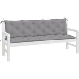  Jastuci za vrtnu klupu 2 kom sivo 180x50x7cm tkanine Oxford | shoptok.hr