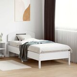  Okvir kreveta bez madraca bijeli 75 x 190 cm masivna borovina | shoptok.hr