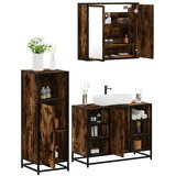  3-dijelni set kupaonskog namještaja boja hrasta drveni | shoptok.hr